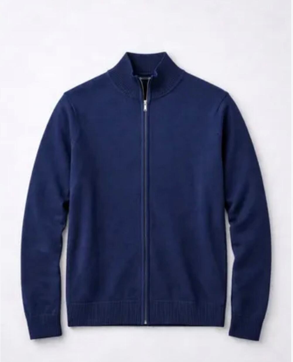 The Children’s Place Boys’ Zip-Up Sweater | Size 10/12 | Navy | Knit Cardigan